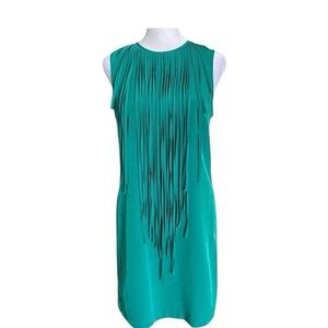 Zara Fringed mini Dress Size Large
